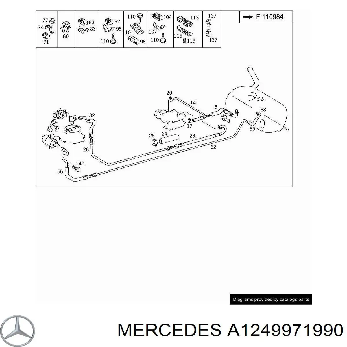 A1249971990 Mercedes 
