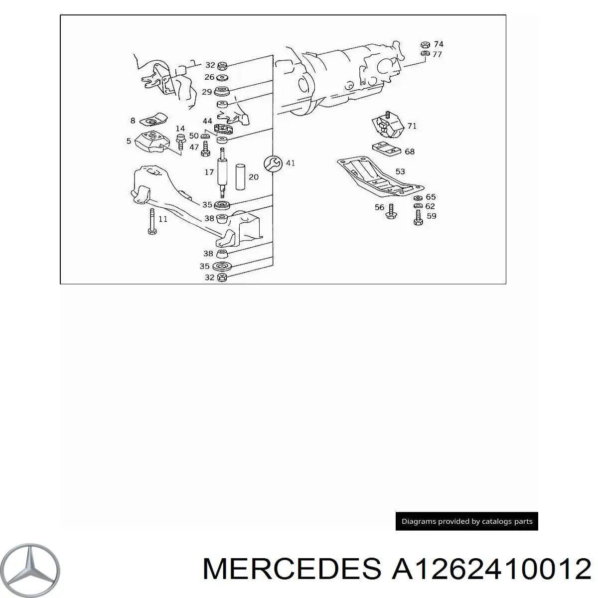 A1262410012 Mercedes 