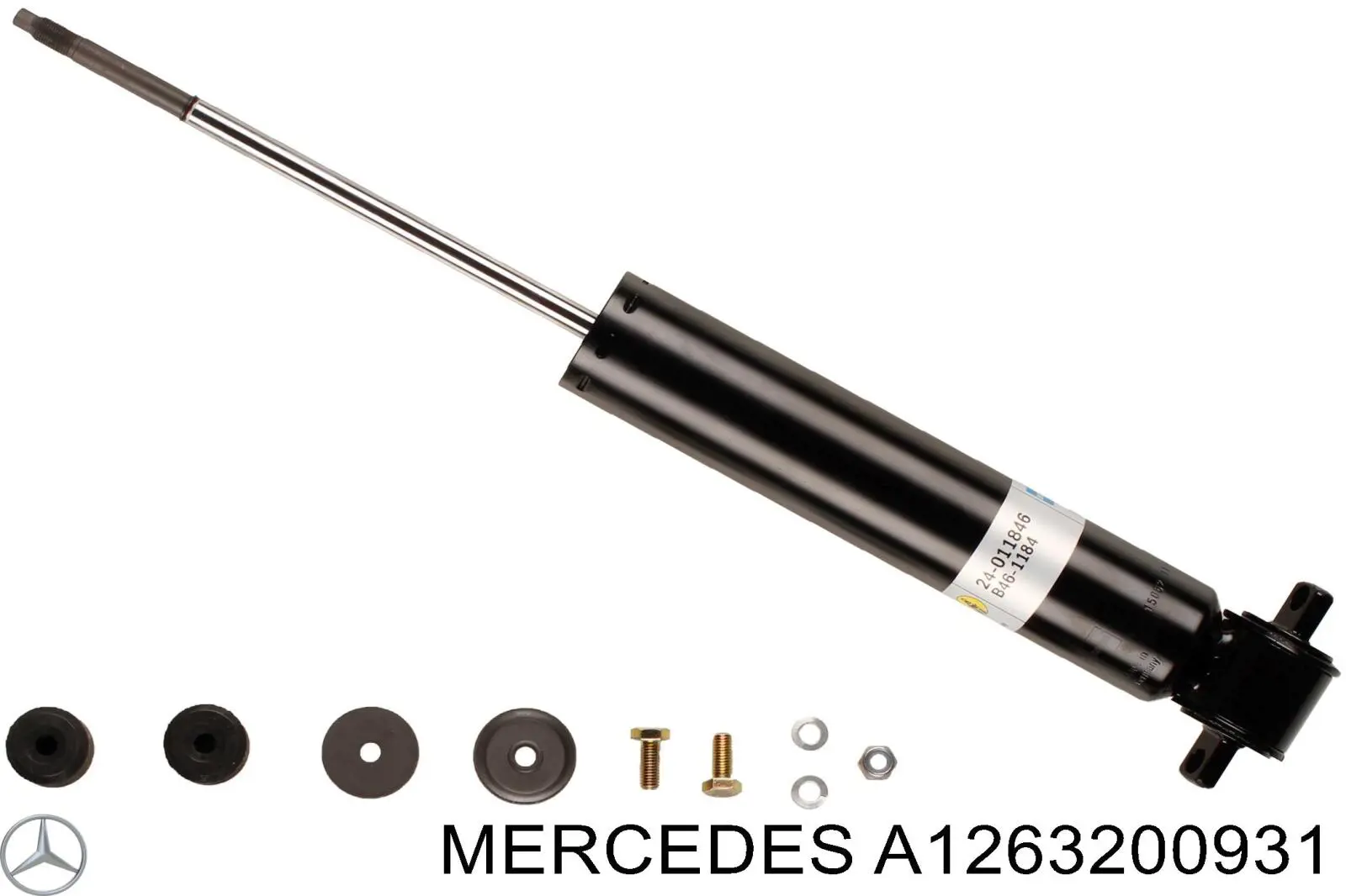 Amortiguador trasero Mercedes A1263200931 precio, desde 55,22 EUR