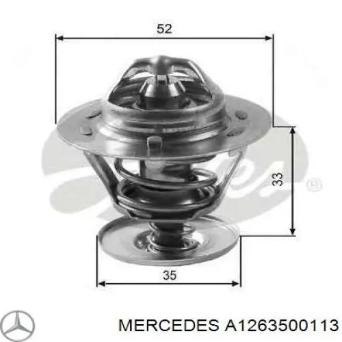 A1263500113 Mercedes junta homocinética interior trasera