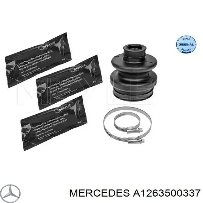 A1263500337 Mercedes fuelle, árbol de transmisión trasero interior