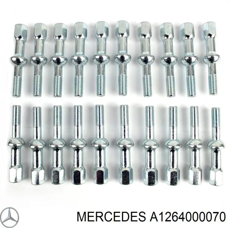 Tornillos para ruedas Mercedes A1264000070 precio, desde 8,47 EUR
