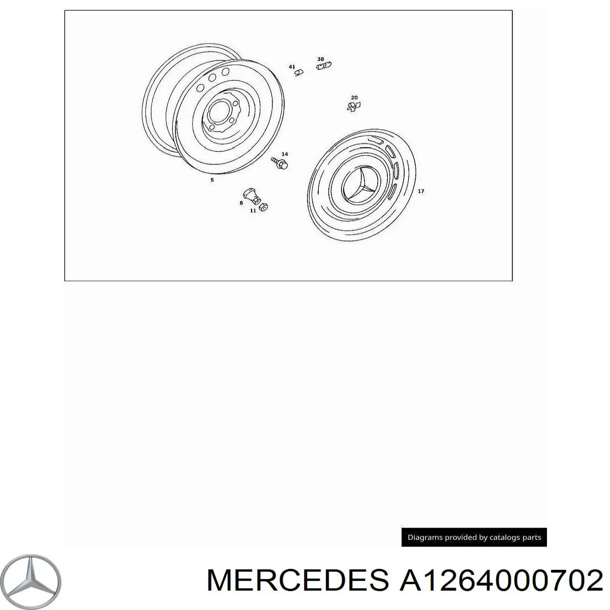 A1264000702 Mercedes