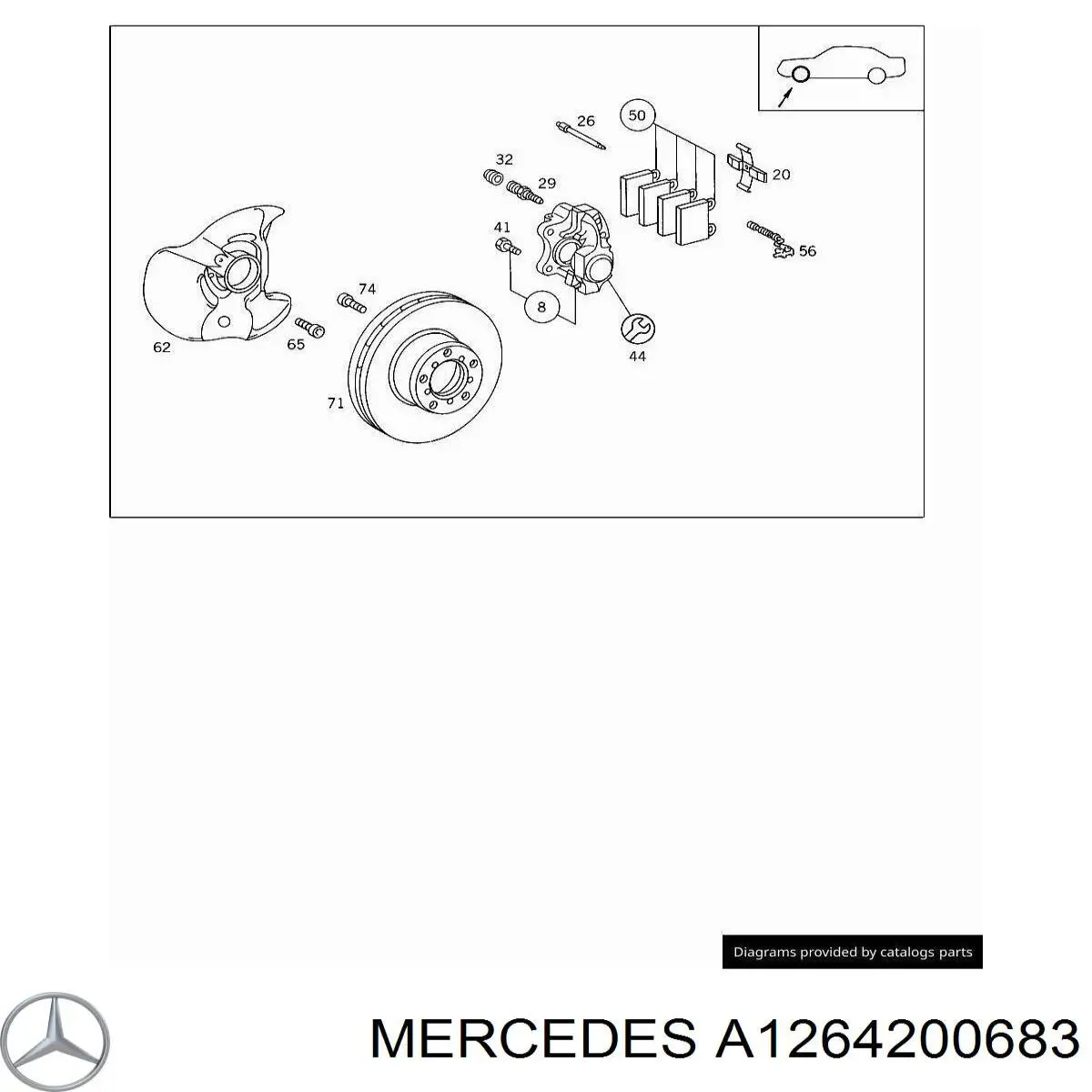 3197000 DRI pinza de freno delantera izquierda