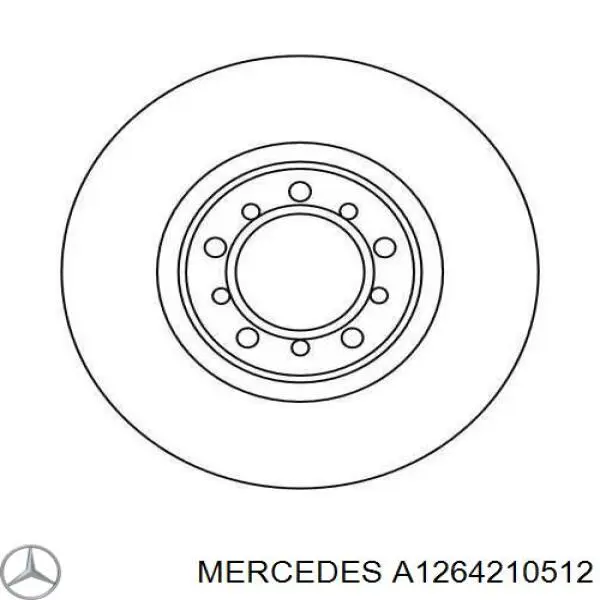 Frenos delanteros Mercedes A1264210512 precio, desde 57,93 EUR