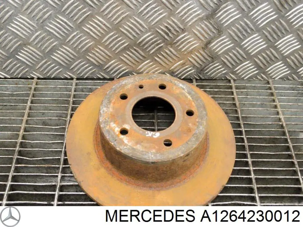 Disco de freno trasero A1264230012 Mercedes