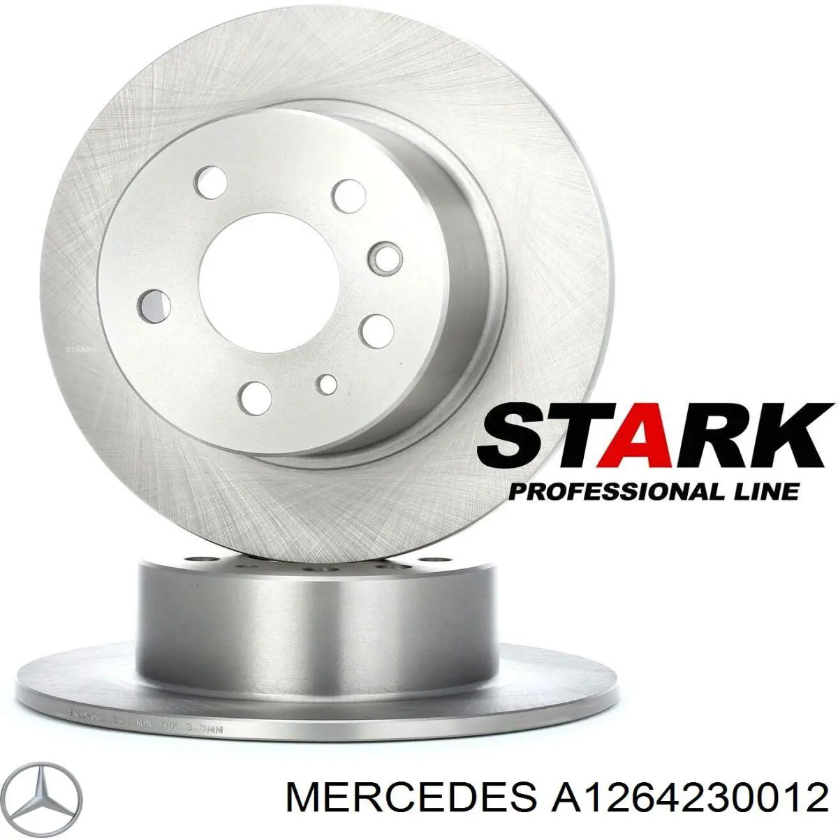 Disco de freno trasero Mercedes A1264230012 precio, desde 35,54 EUR