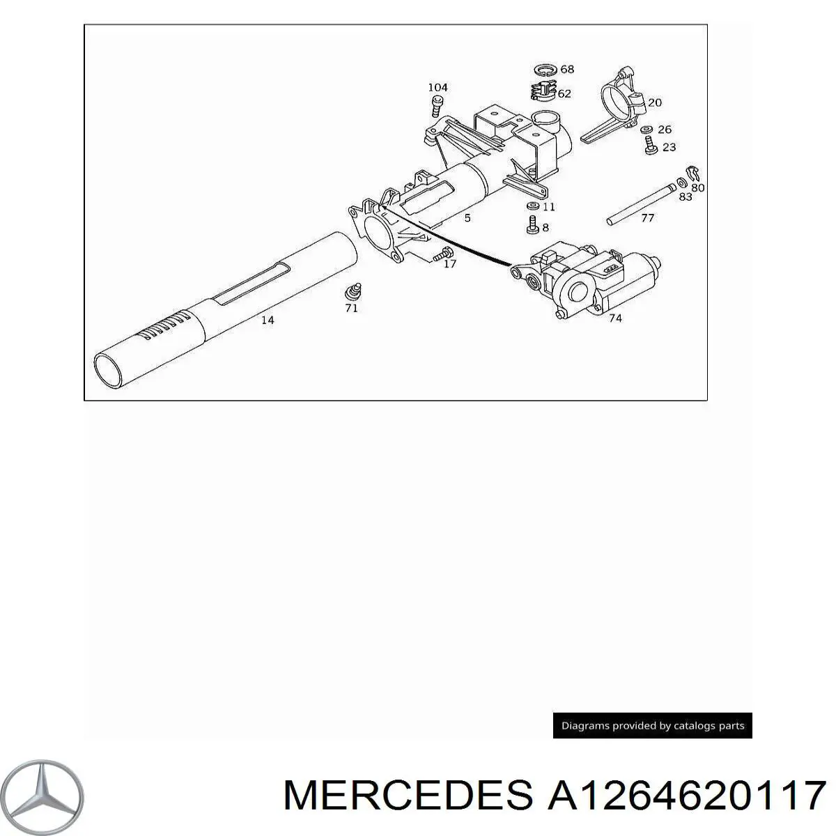  Mercedes A1264620117 precio, desde 2,99 EUR
