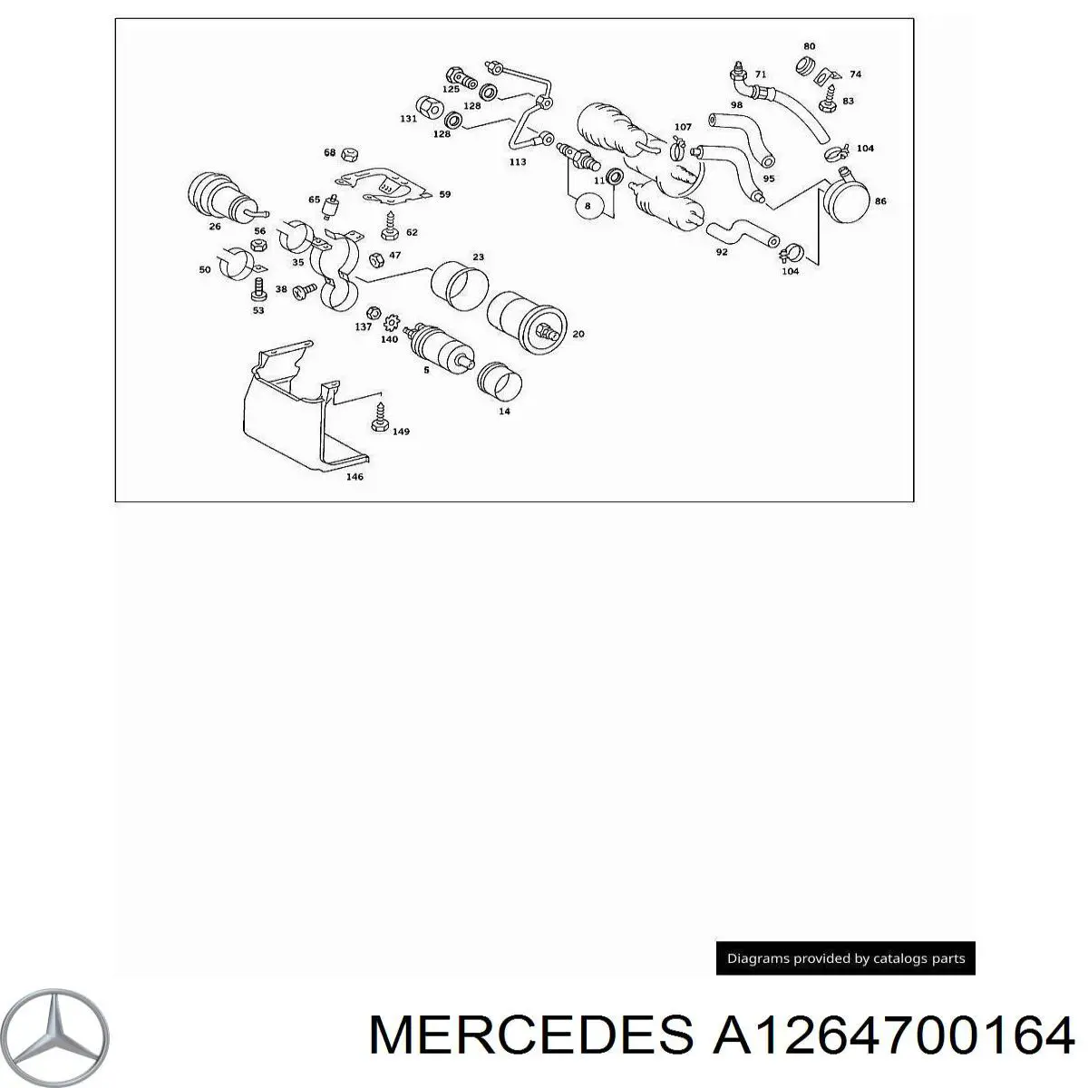  Mercedes A1264700164 precio, desde 162,74 EUR