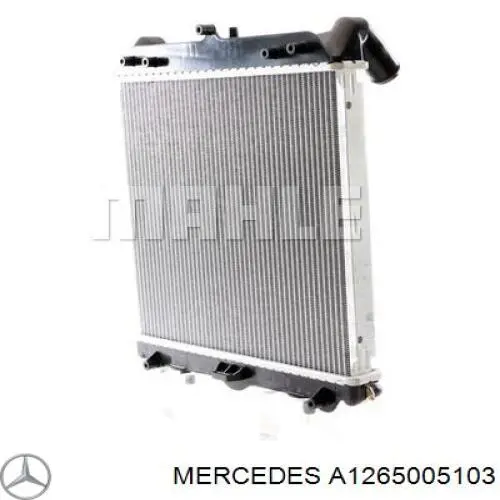 A1265005103 Mercedes radiador