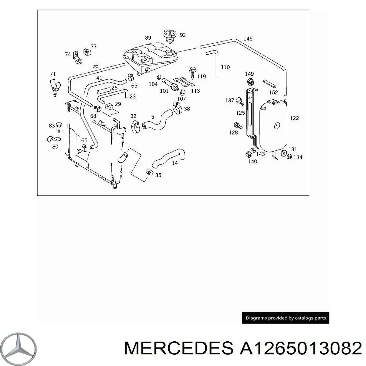  Mercedes A1265013082 precio, desde 72,16 EUR