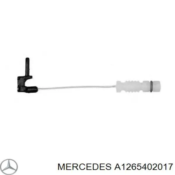 A1265402017 Mercedes contacto de aviso, desgaste de los frenos