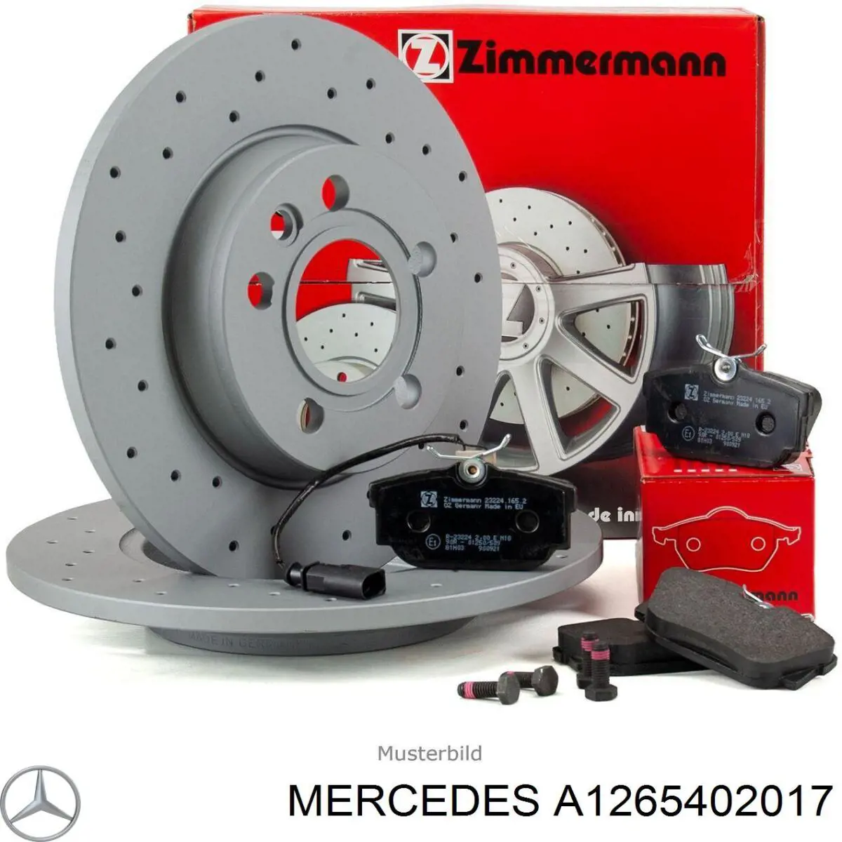 Comprar A1265402017 Mercedes Sensor de desgaste de las pastillas de freno delanteras