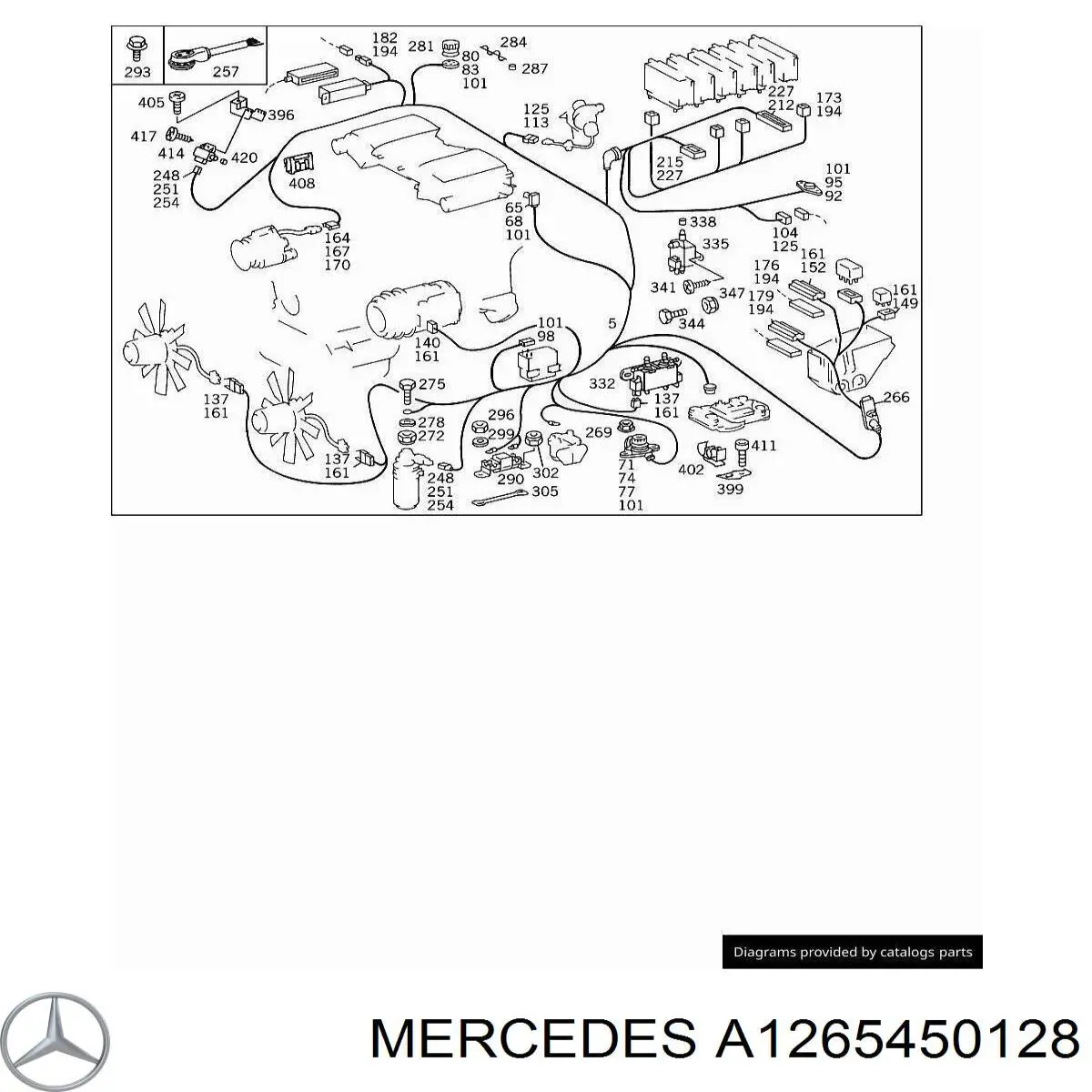  Mercedes A1265450128 precio, desde 14,52 EUR