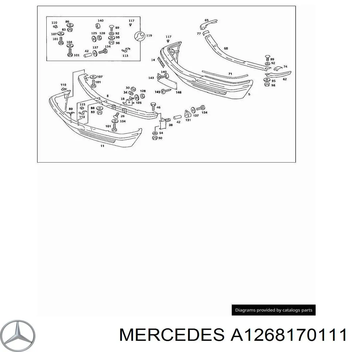 A1268170111 Mercedes