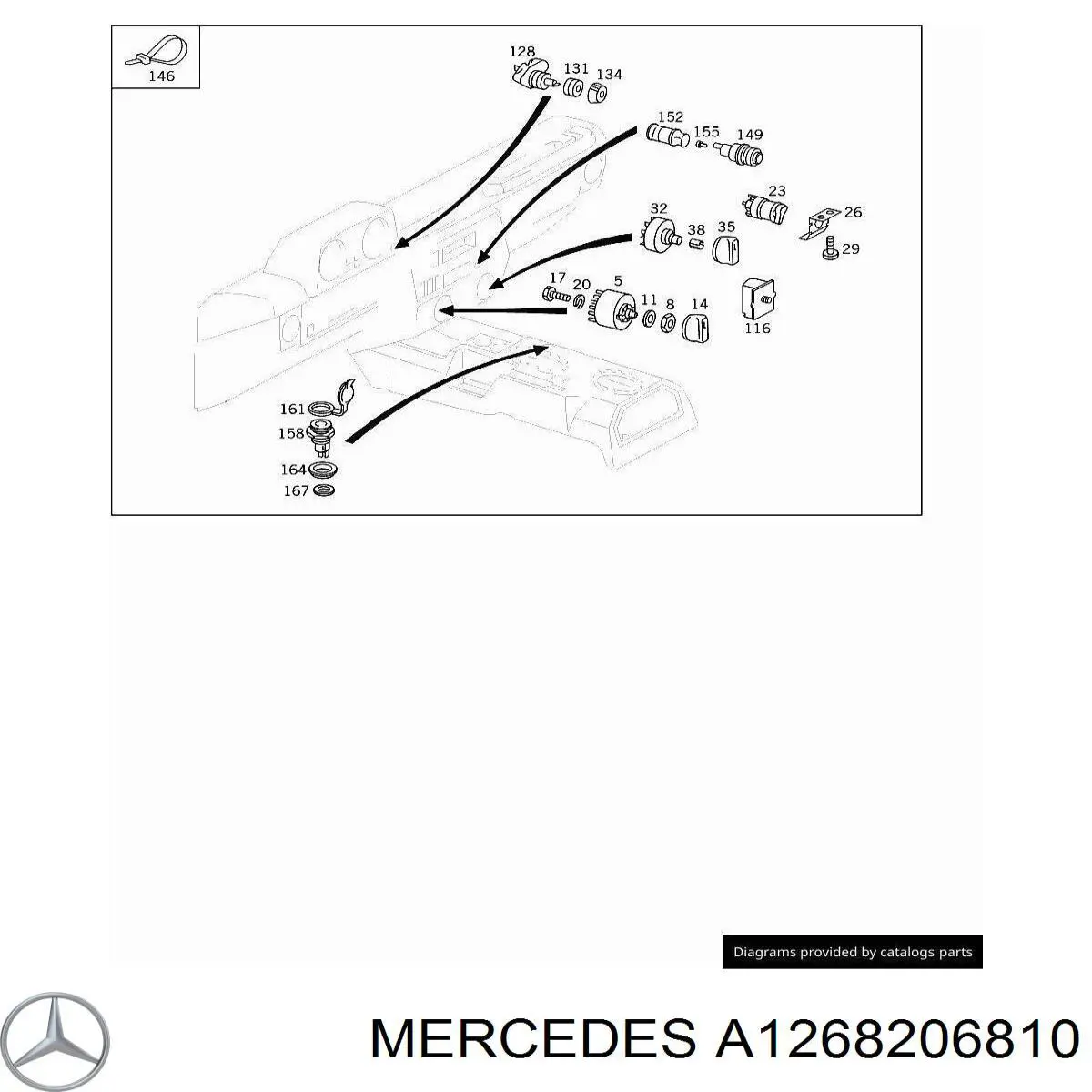 A1268206810 Mercedes