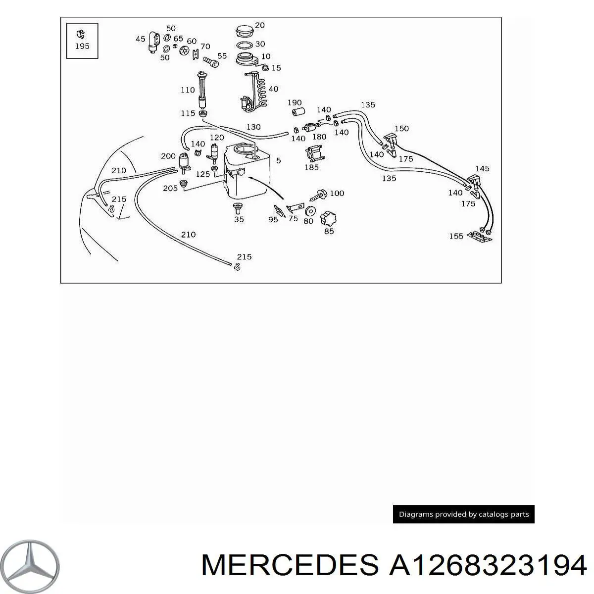  Mercedes A1268323194 precio, desde 6,81 EUR