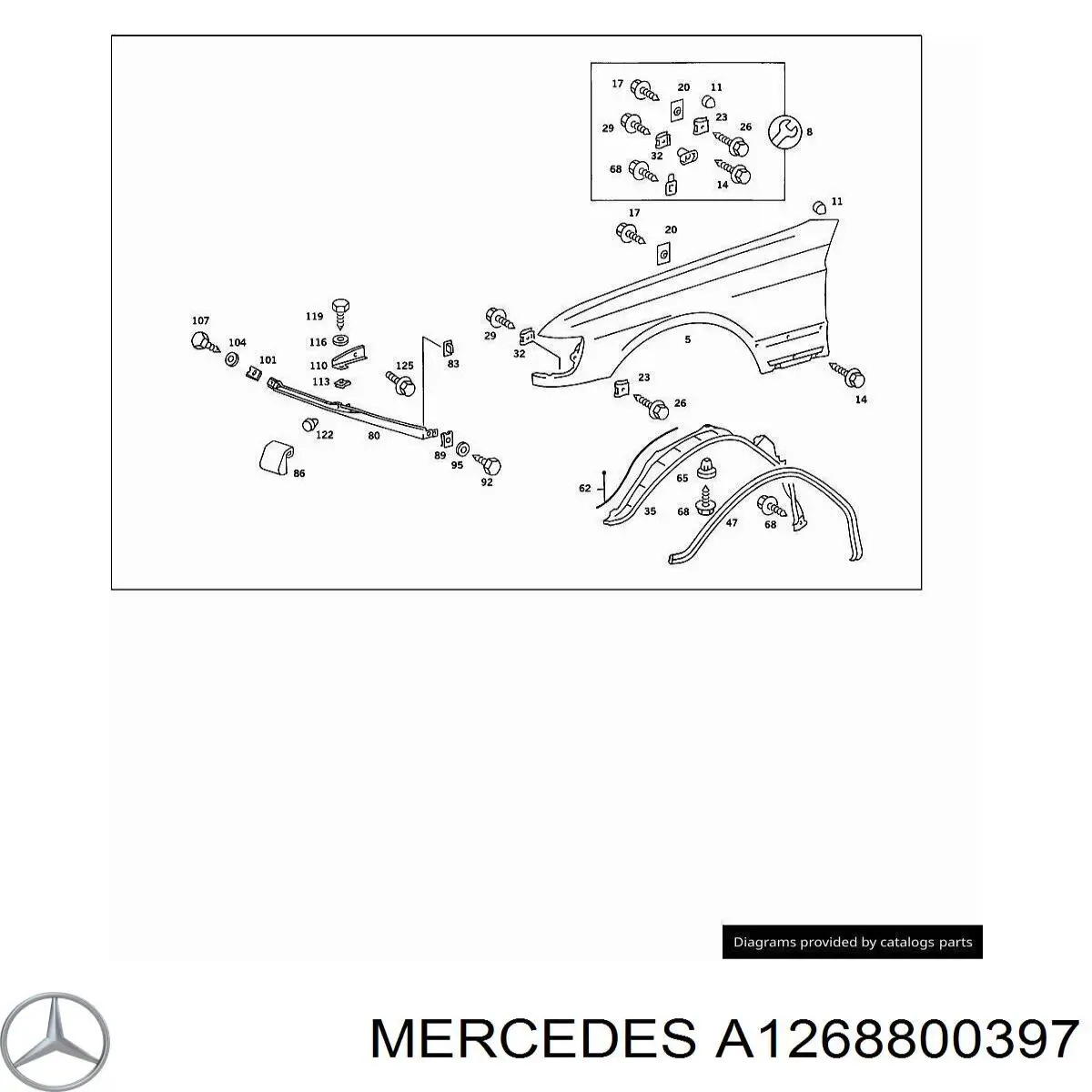 A1268800397 Mercedes 