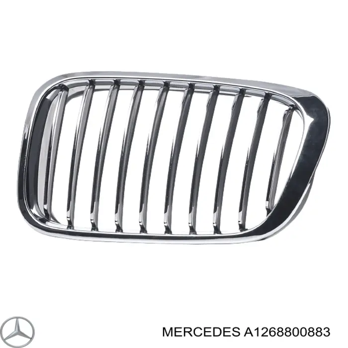 A 126 880 08 83 Mercedes rejilla de radiador