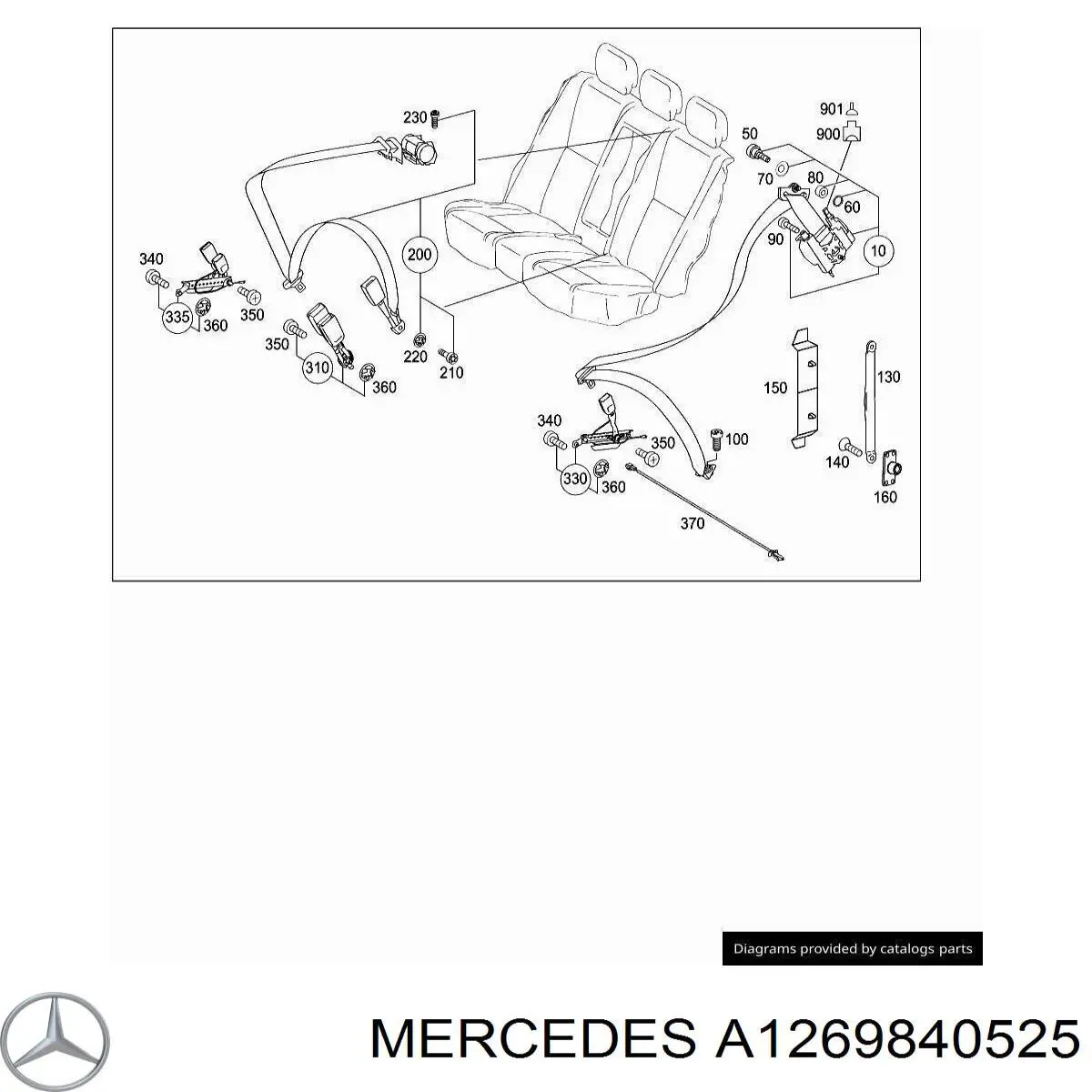  Mercedes A1269840525 precio, desde 3,57 EUR