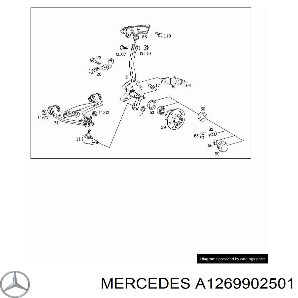 A1269900801 Mercedes 