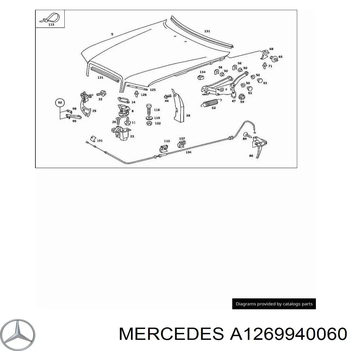  Mercedes A1269940060 precio, desde 17,31 EUR