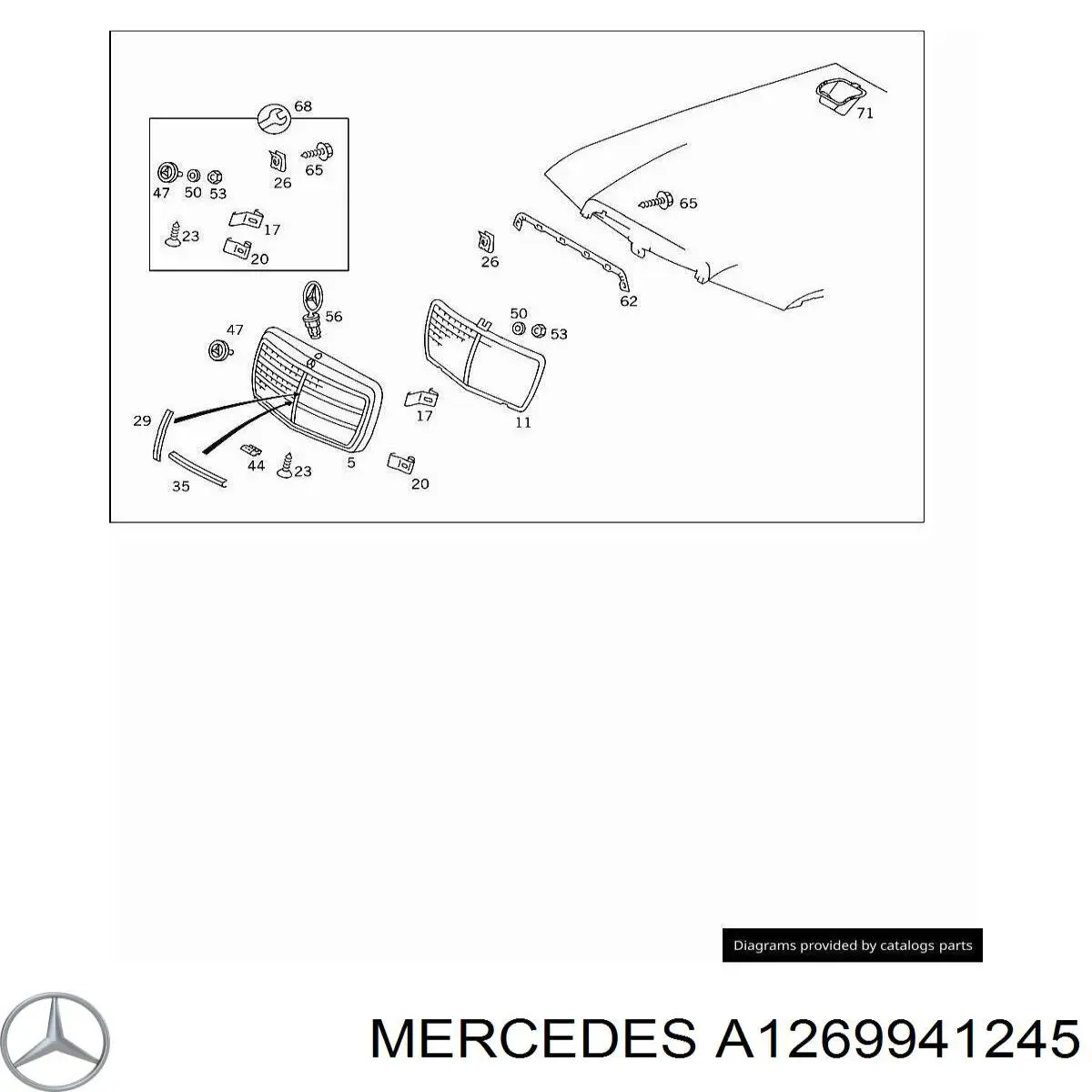  Mercedes A1269941245 precio, desde 2,99 EUR