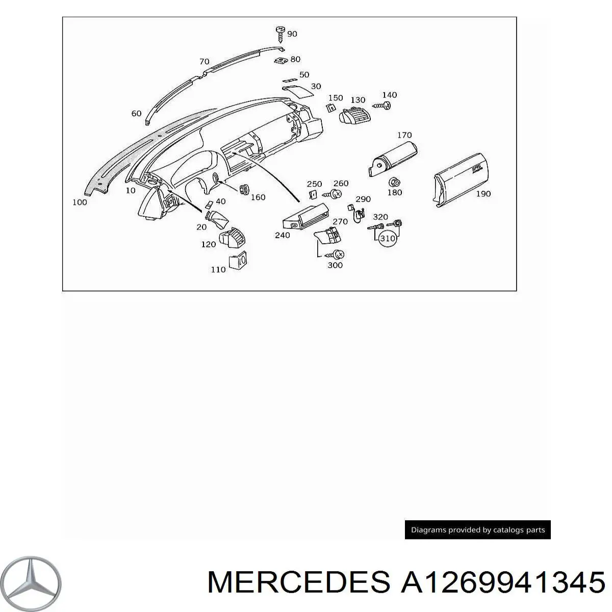  Mercedes A1269941345