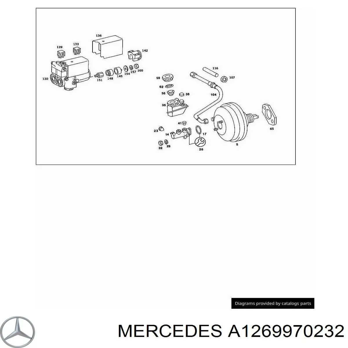  Mercedes A1269970232 precio, desde 11,62 EUR