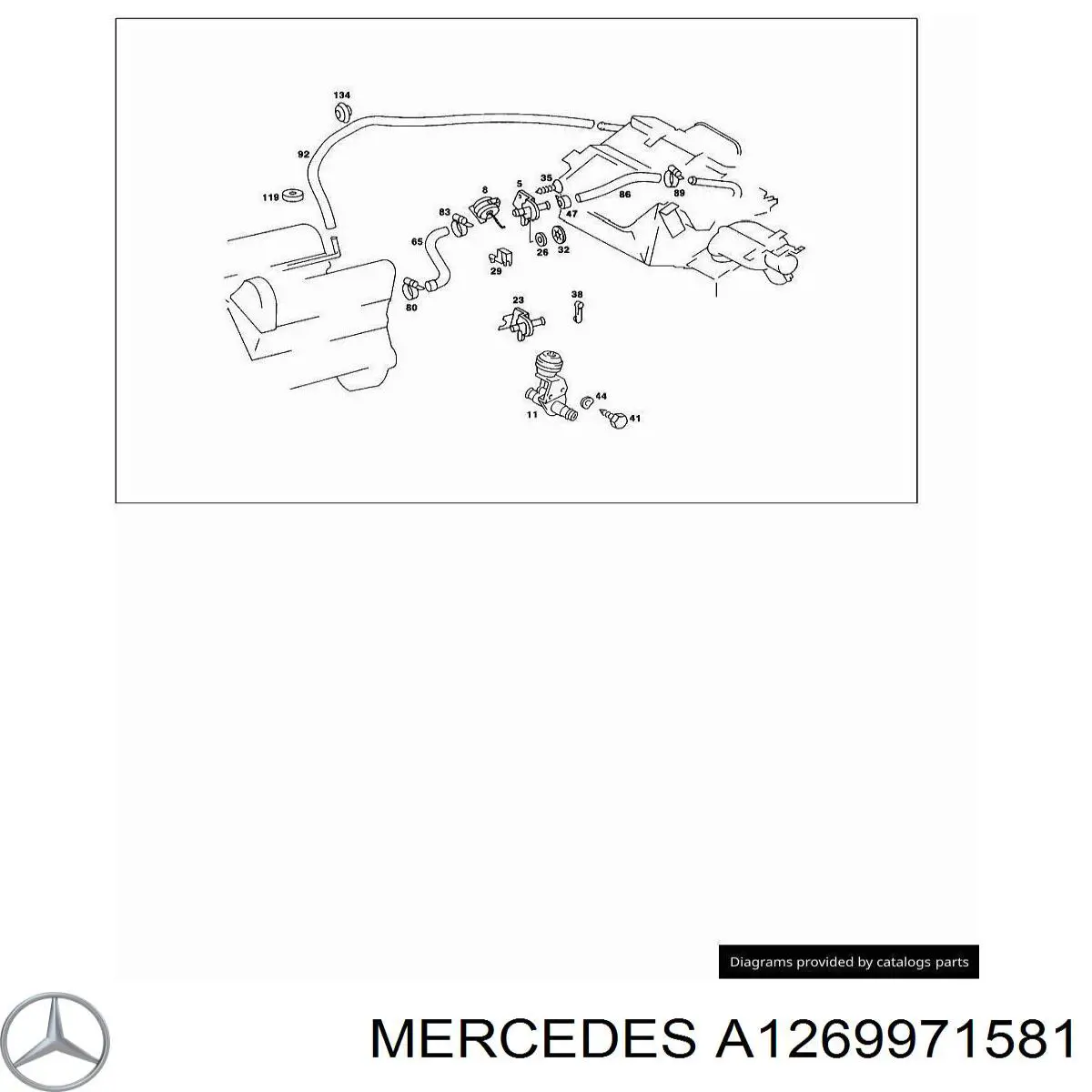  Mercedes A1269971581 precio, desde 118,77 EUR