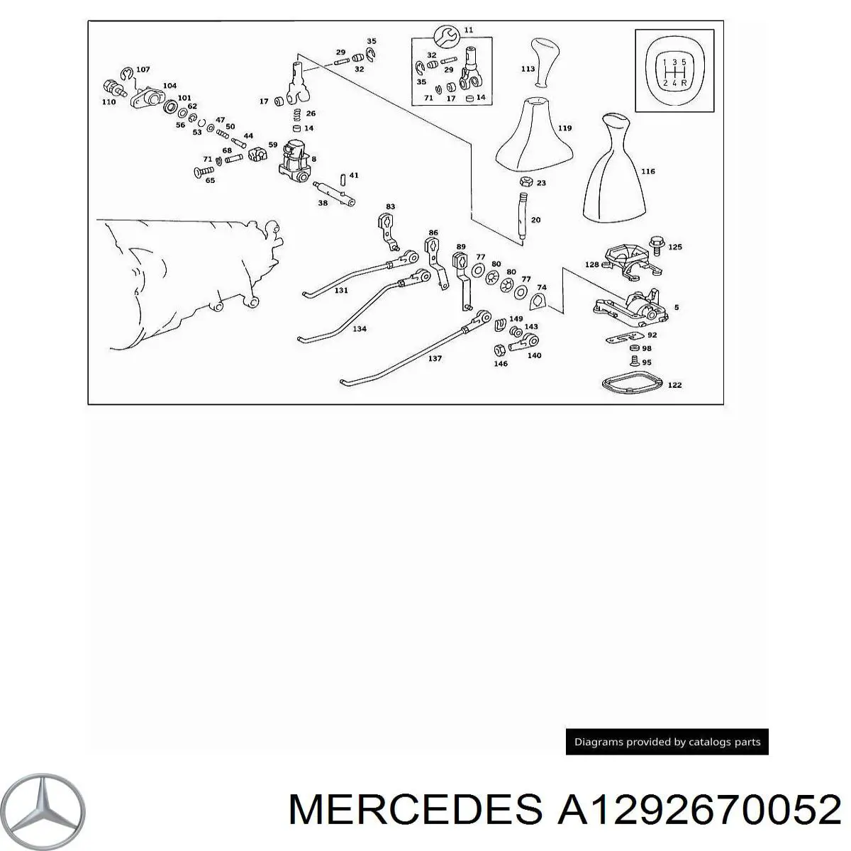  Mercedes A1292670052 precio, desde 11,86 EUR