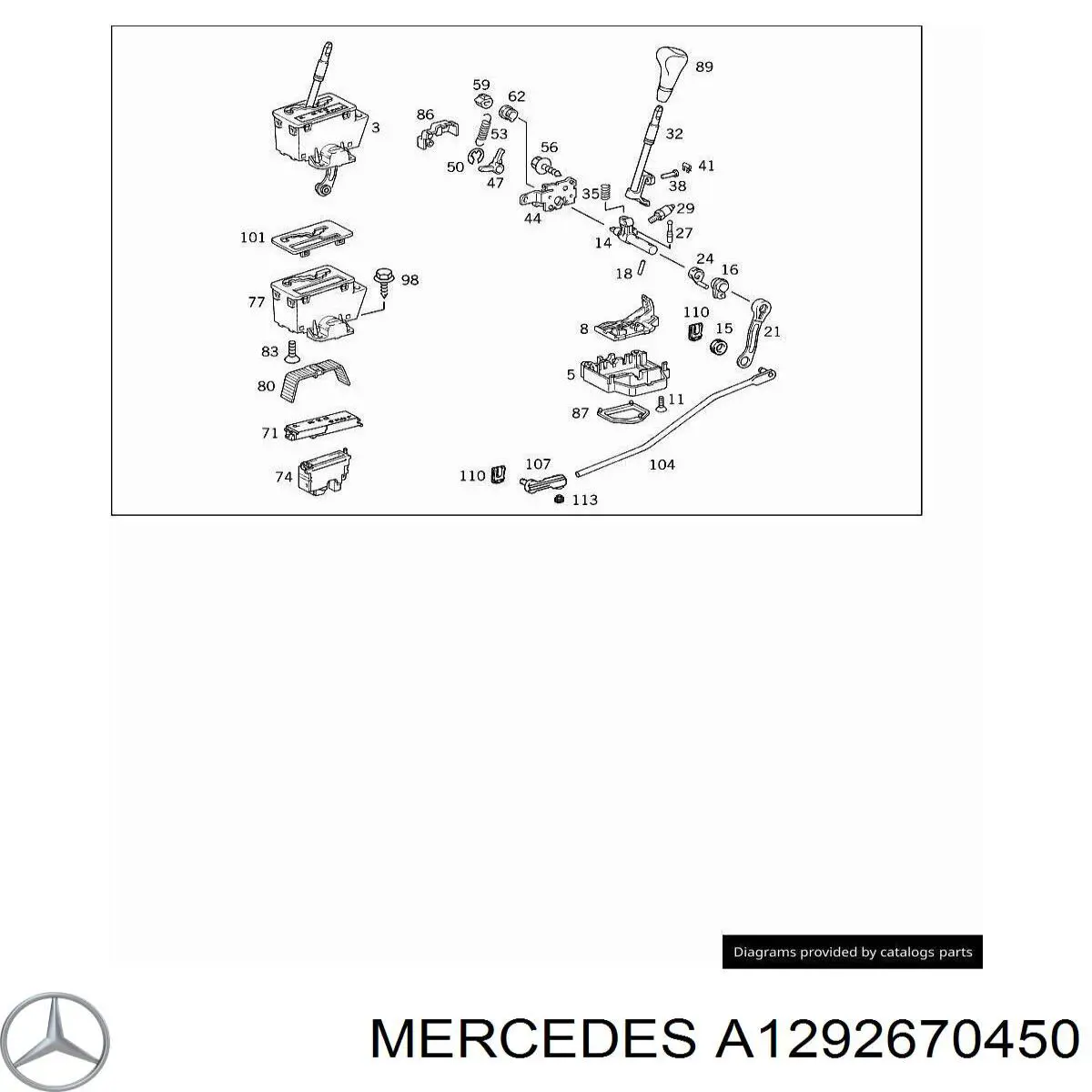 Mercedes A1292670450 precio, desde 6,26 EUR