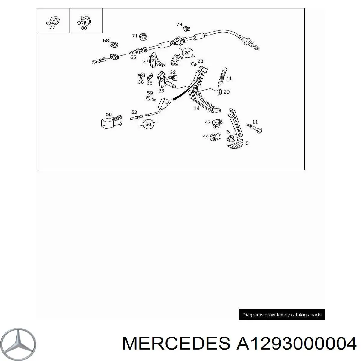Potenciómetro pedal acelerador Mercedes A1293000004 precio, desde 46,46 EUR