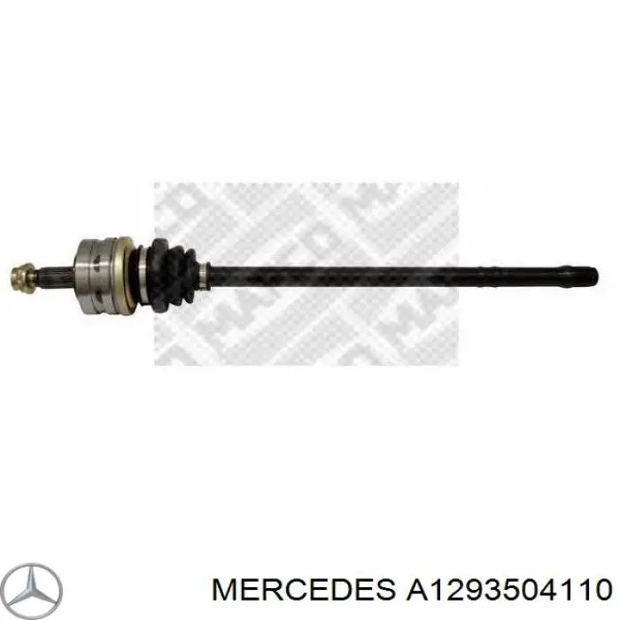 Palier trasero Mercedes A1293504110 precio, desde 34,85 EUR