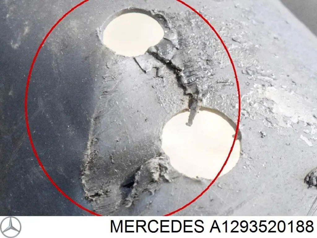 Protección inferior trasera del brazo de suspensión Mercedes A1293520188 precio, desde 18,03 EUR