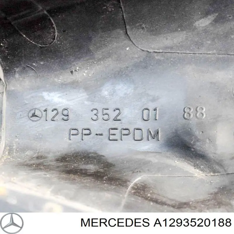 Comprar A1293520188 Mercedes Protección inferior trasera del brazo de suspensión