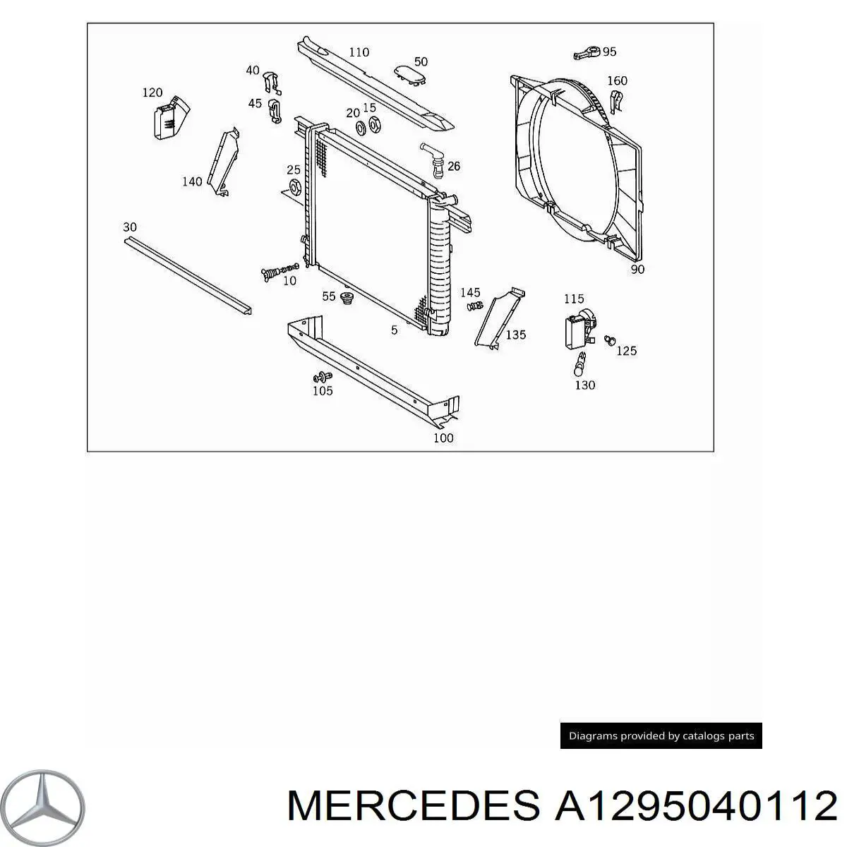  Mercedes A1295040112 precio, desde 11,16 EUR