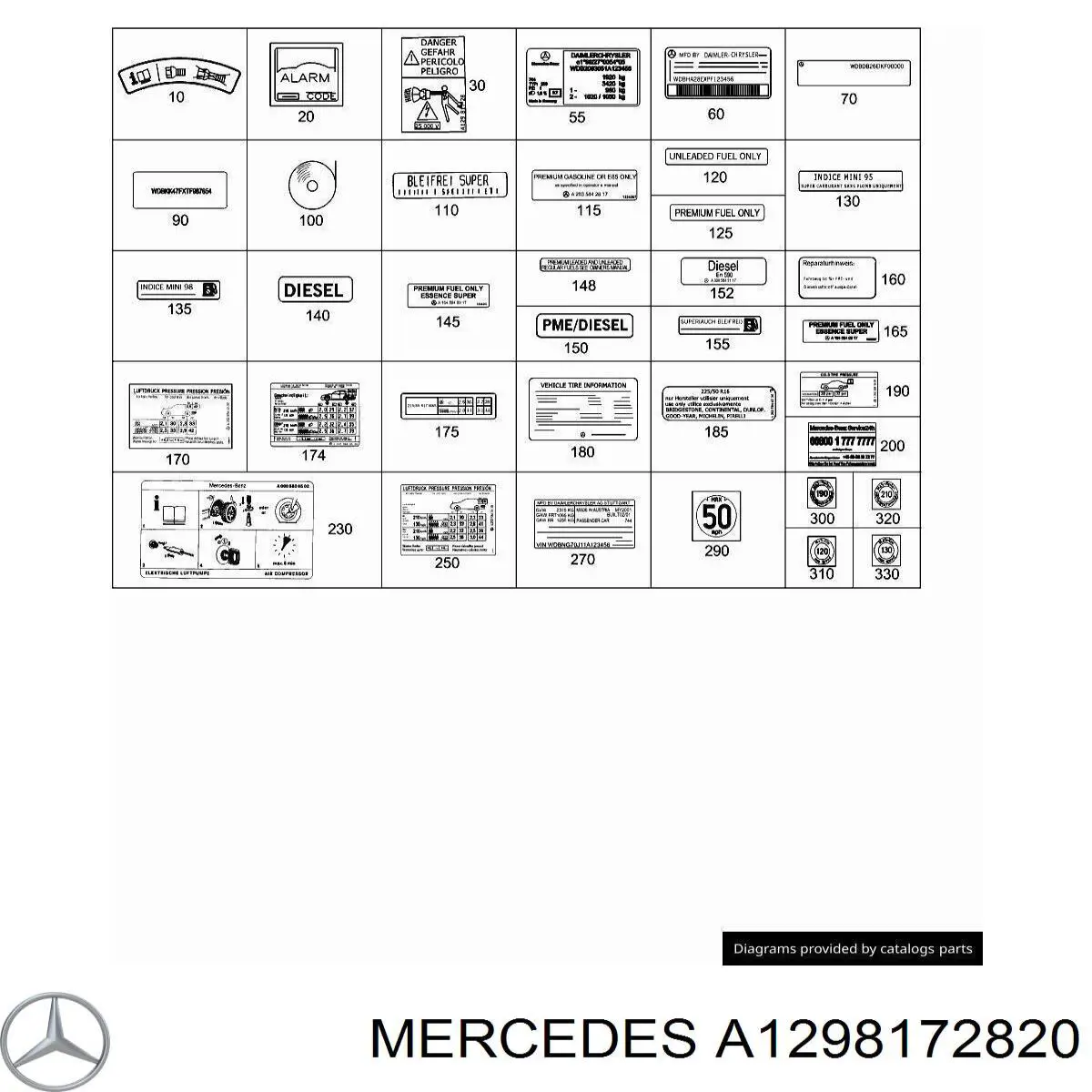 Comprar A1298172820 Mercedes 