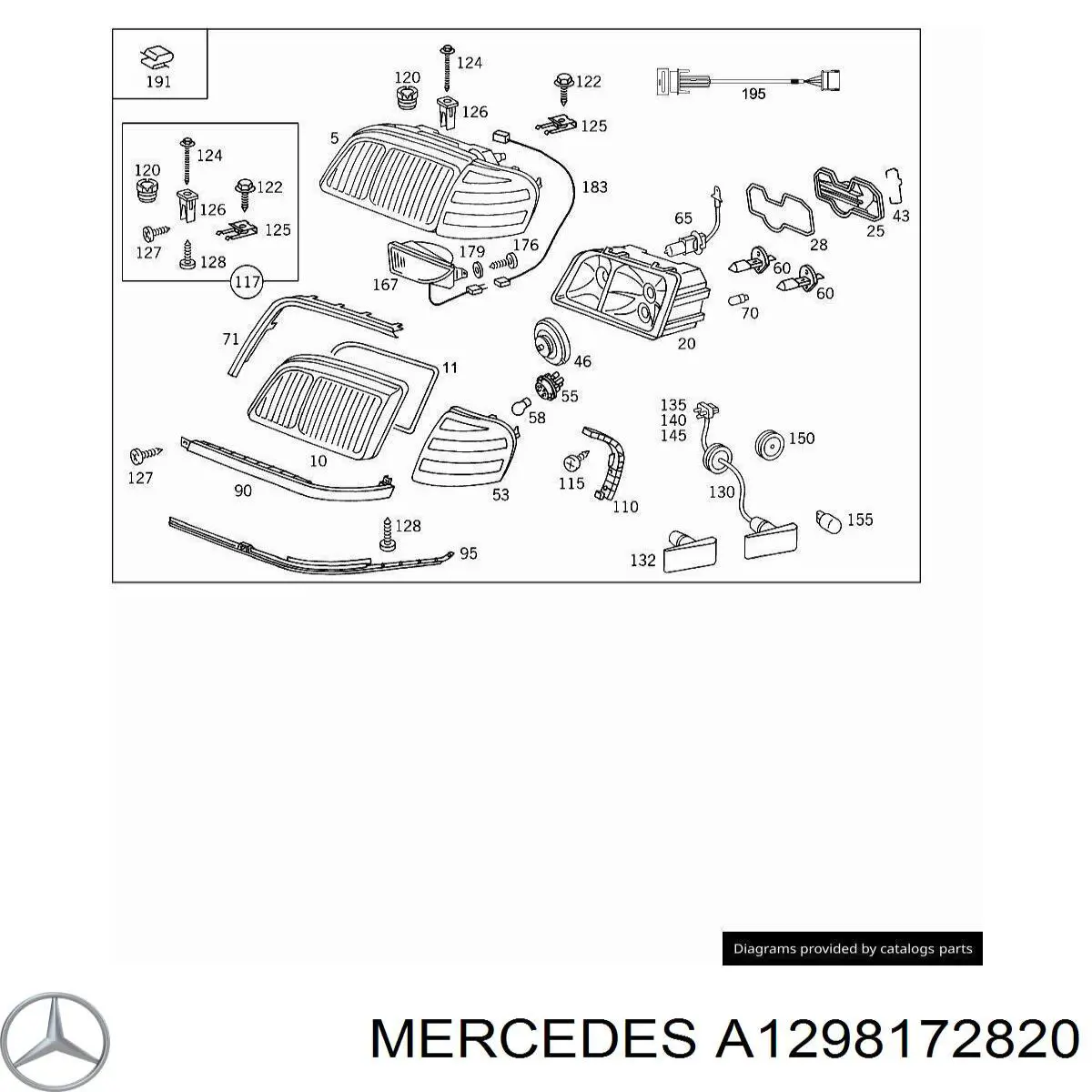  Mercedes A1298172820
