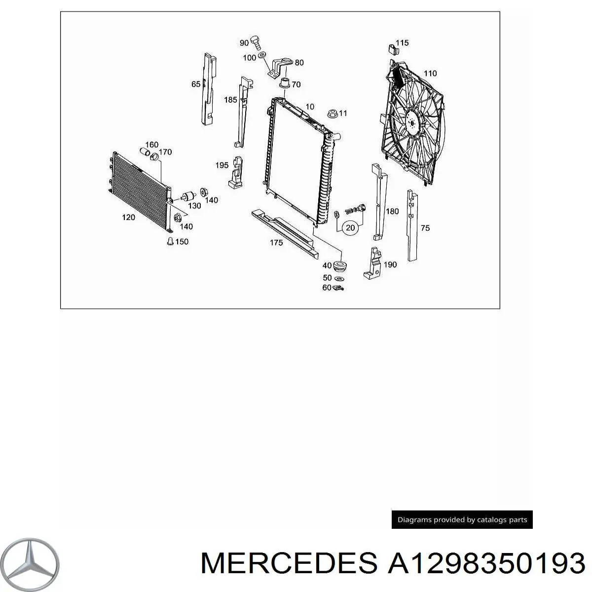  Mercedes A1298350193 precio, desde 32,89 EUR