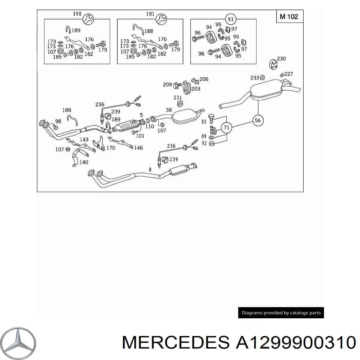  A1299900310 Mercedes
