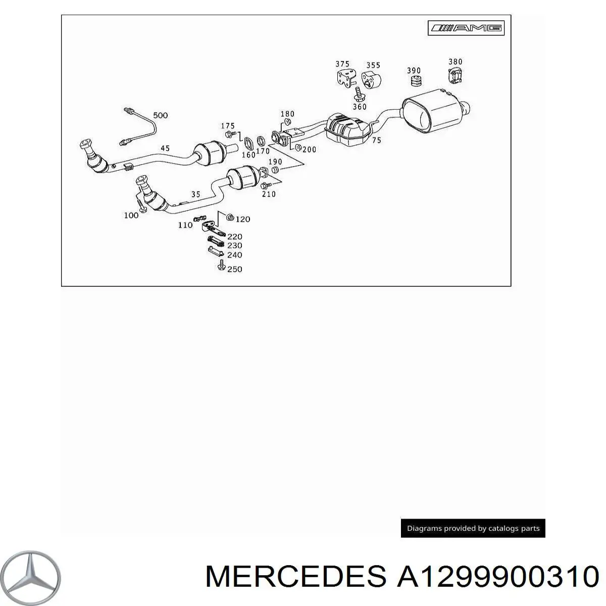  Mercedes A1299900310 precio, desde 12,59 EUR