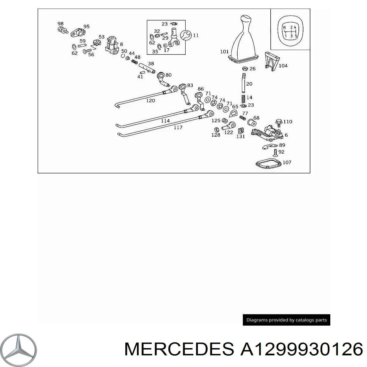  Mercedes A1299930126 precio, desde 21,12 EUR