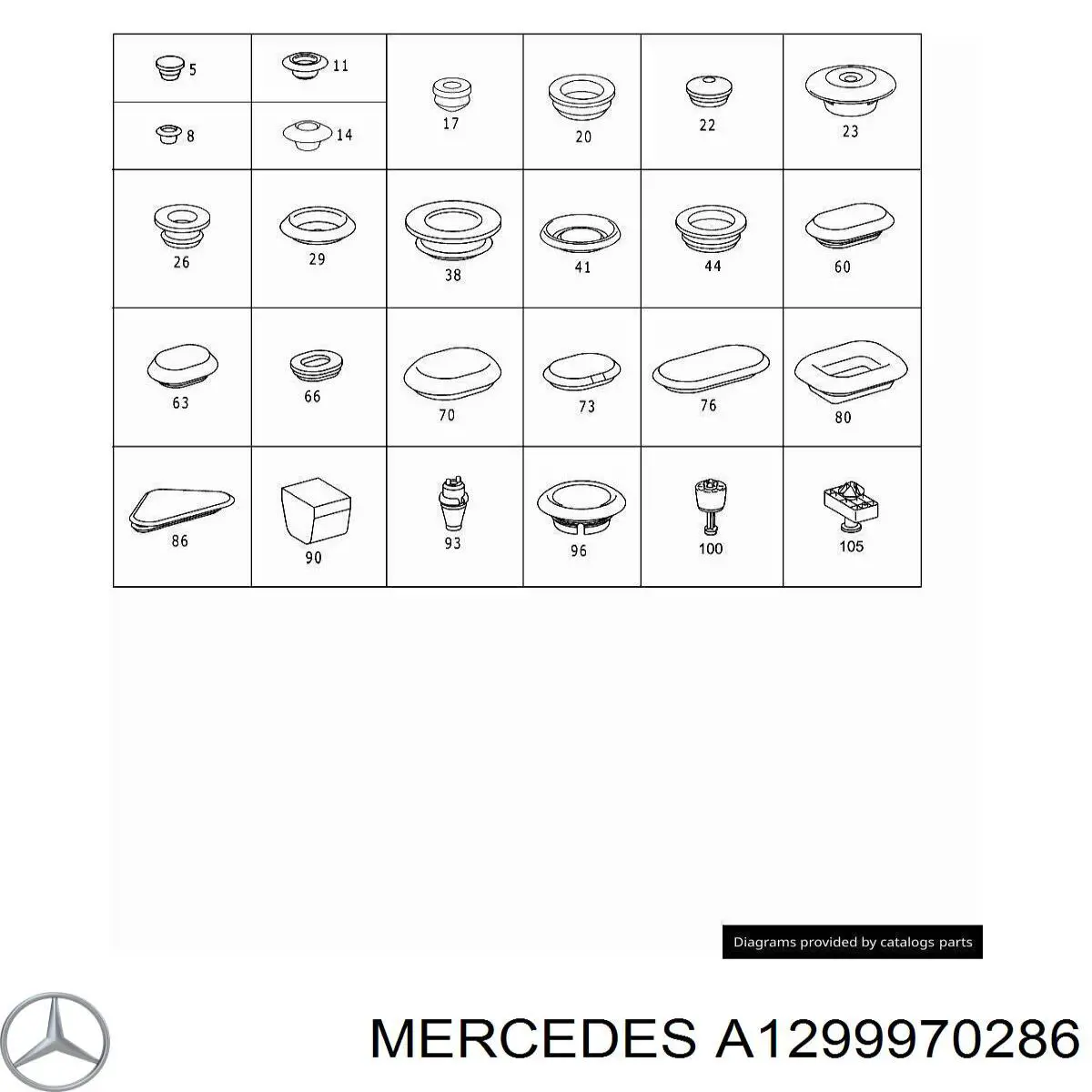  Mercedes A1299970286 precio, desde 7,47 EUR