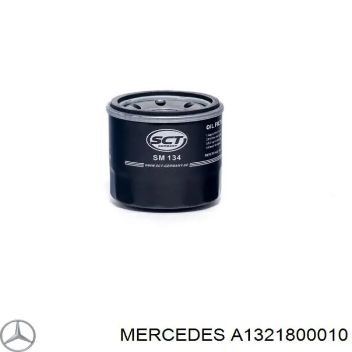 A1321800010 Mercedes filtro de aceite