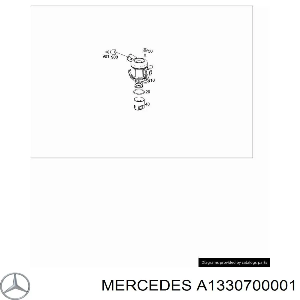 A1330700001 Mercedes bomba de alta presión