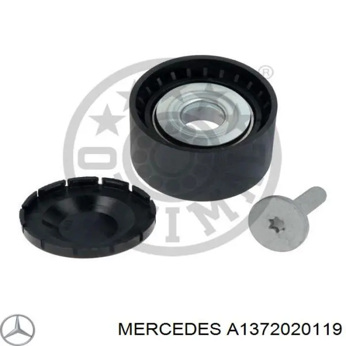 A1372020119 Mercedes polea inversión / guía, correa poli v