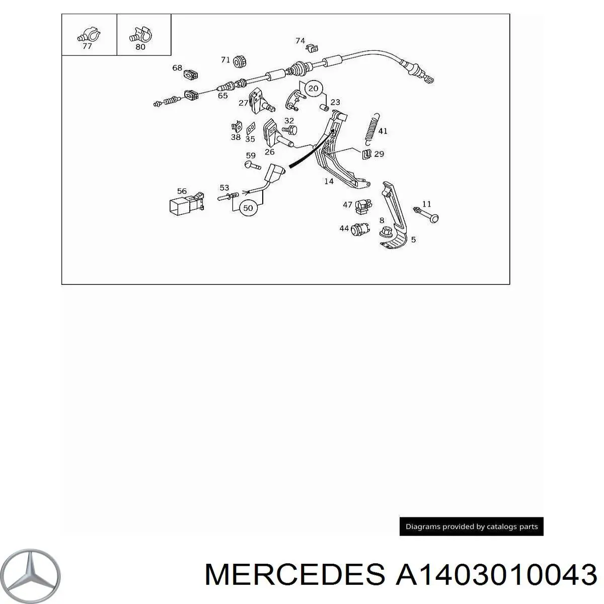 Mercedes A1403010043 precio, desde 5,93 EUR