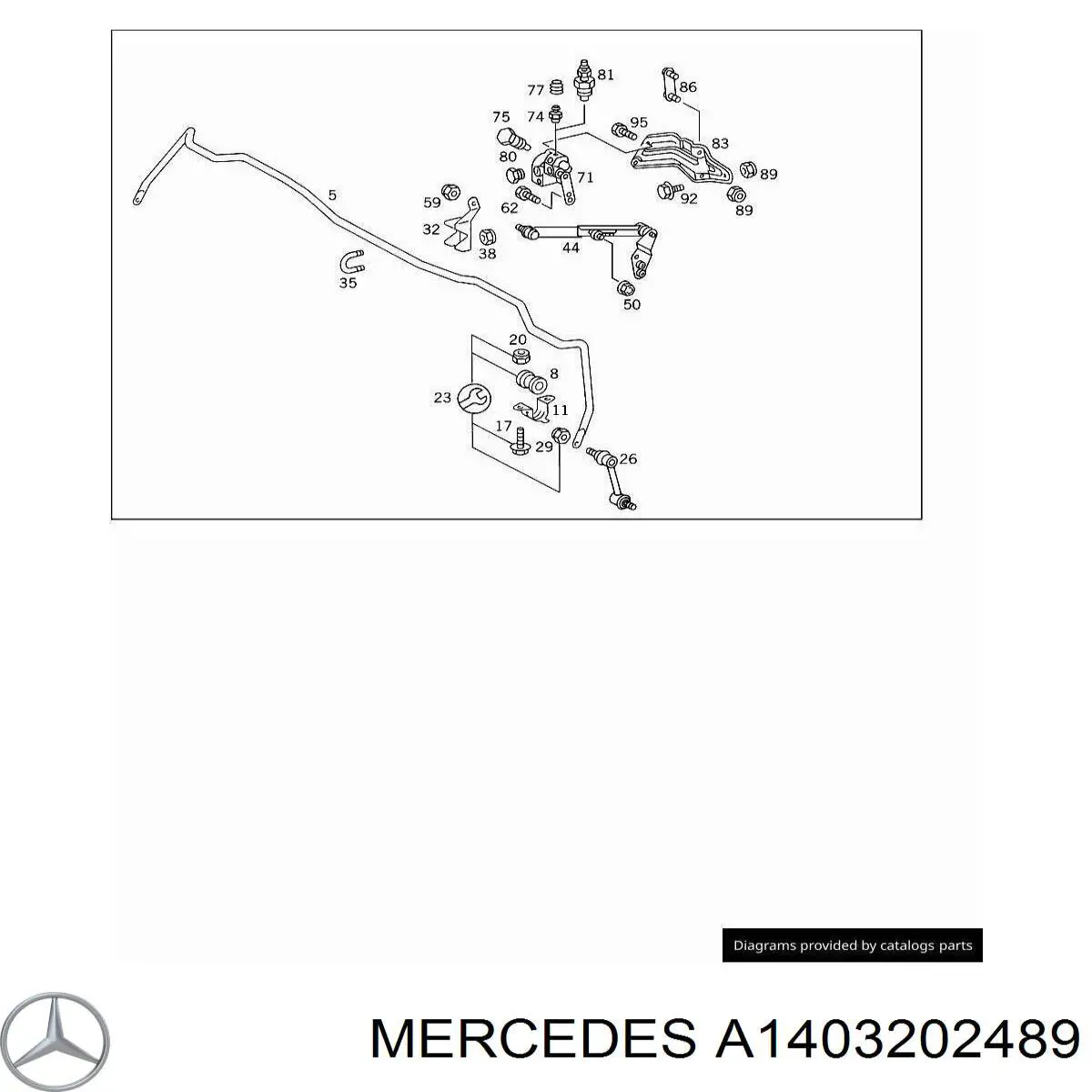 A1403202489 Mercedes 
