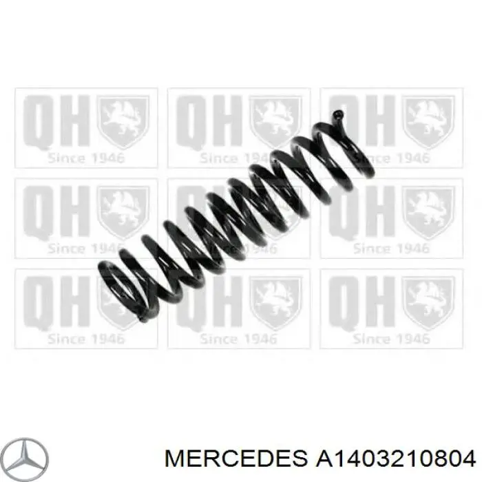 A1403210804 Mercedes Muelle delantero